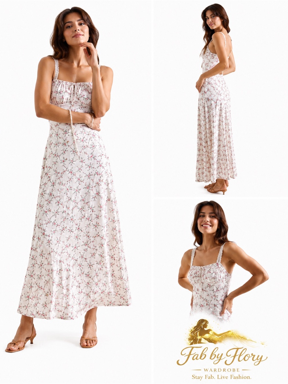 Altar’d State ✨ Kya Floral Midi Dress NWT